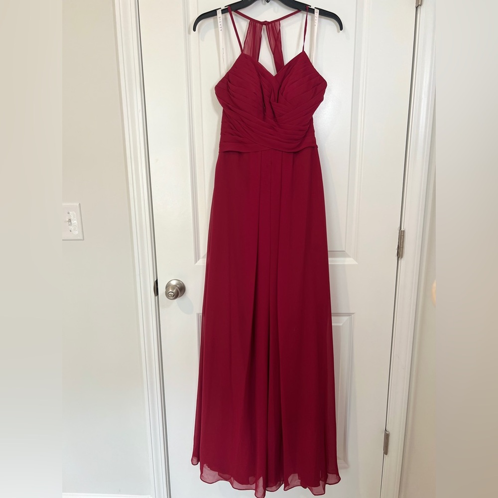 Burgandy Gown size 4